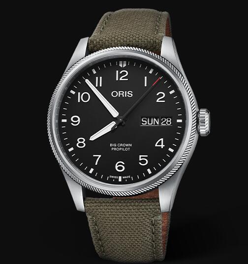 Review Oris Aviation Big Crown Propilot Big Day Date 44MM Replica Watch 01 752 7760 4164-07 3 22 02LC